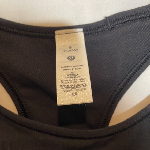 NWT Lululemon Black Ebb to Train Bra in size 6 - Picture 4 of 8